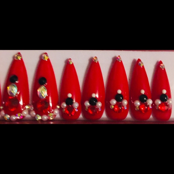 🎅 Red Ryda Santa hat Vibez- Medium(1,5,4,6,8+3) - Picture 2 of 8